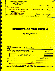 Secrets Of The Pick 6